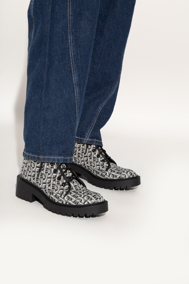 Kenzo combat boots hotsell